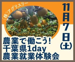 千葉県農業就業体験（アグリスリー）