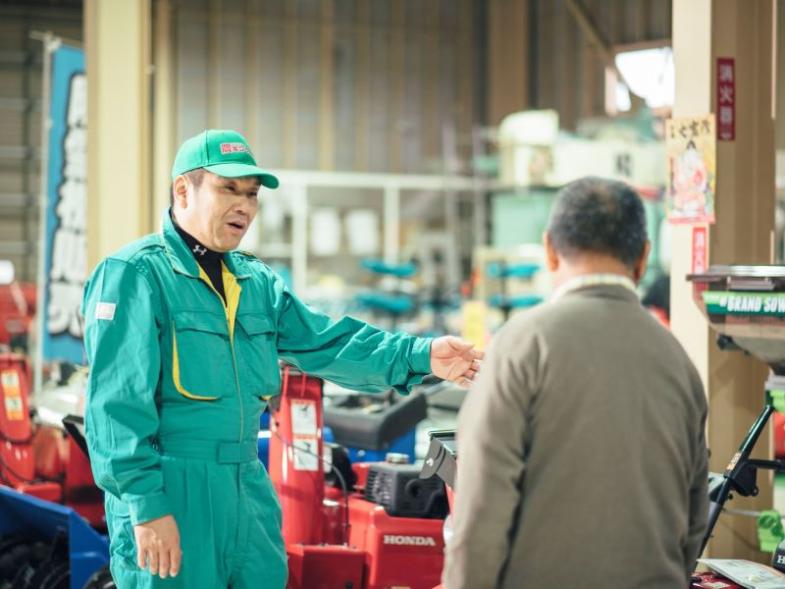 農機具の買取、販売を通して農家さんを支え、助られるお仕事です。営業未経験、農機具が分からない方も大歓迎です。初期研修で一から丁寧に教えていきます!